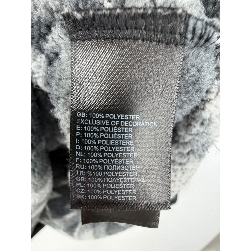 The North Face Fleece Pullover Aztec Southweat M Gray 1/4 Zip Gorpcore Sweater